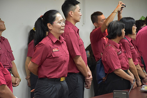 基隆消防局首位女性副局長  翁藝瑛接任