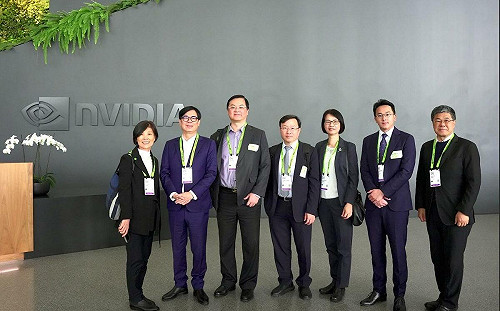 (影)率市府團隊訪輝達全球總部  陳其邁與高管談高雄主權AI合作  