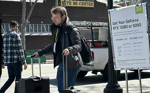 輝達GTC限量銷售RTX 5090顯卡  凌晨3時展開排隊