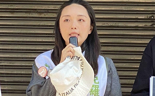 罷團籲藍委出聲反暴力 女志工突摘口罩「只有我們先勇敢起來」