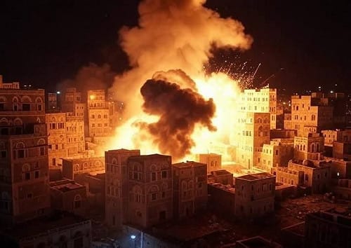 連續29起暗夜空襲！美軍加大力度打擊 胡塞武裝據點遭受重創