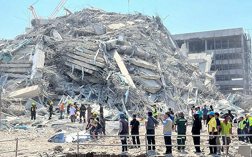 曼谷30層未完工大樓強震中坍塌 專家質疑2問題：不正常