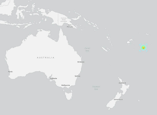 東加王國地震規模7.1 觸發海嘯警報