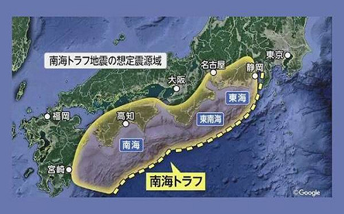 日本估「南海海槽」大地震 29.8萬人死亡、財損270兆