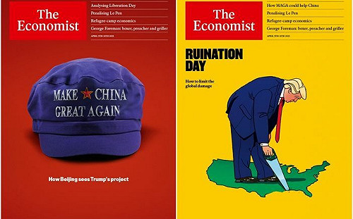｢川普送大禮MCGA!｣ 經濟學人：高額關稅豎起高牆讓中國再次偉大