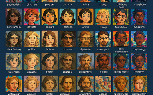 ChatGPT一百種圖像風格公開！從動畫到繪本通通能生