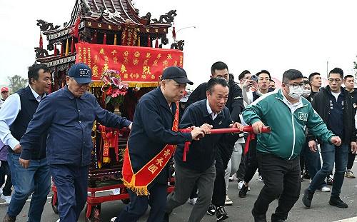 木柵聖母宮赴太保鎮福宮參香遶境  翁章梁：象徵嘉北連結、鄉情綿延