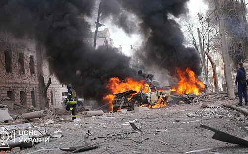 (影) 打臉川普停火協議! 俄跟美特使談過才一天 就向蘇梅射導彈釀34死114傷