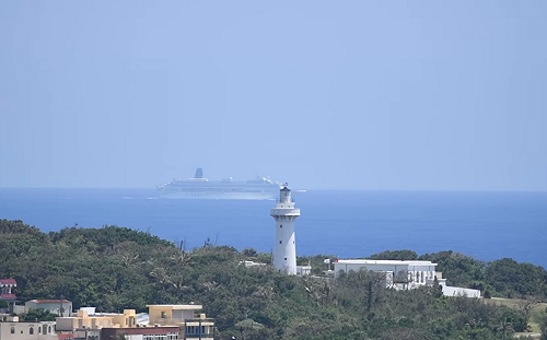 國安隱憂！中國郵輪逼近鵝鑾鼻航行 接近時刻意關閉AIS系統