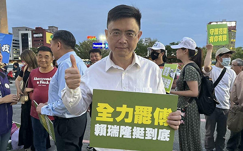 前進花蓮分享高雄罷韓經驗 賴瑞隆籲推倒「傅氏王朝」