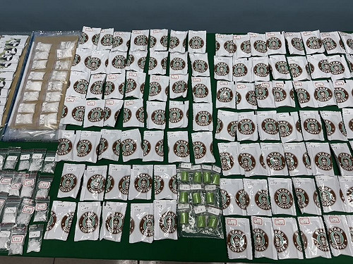 高市警溯源販毒案 逮上游查獲300多包毒品