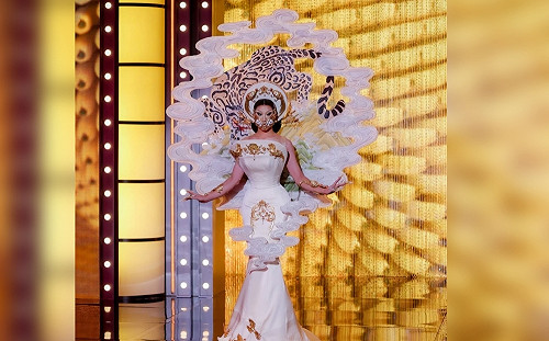 向世界介紹台灣！妮妃雅帝雉雲豹造型驚豔全球　蔡英文發文感謝