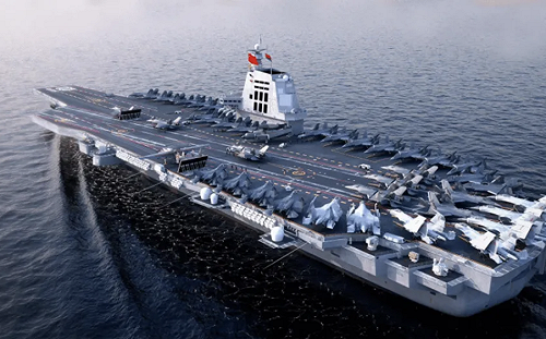 核動力、4電磁彈射! 西方衛星發現：中004航母可能比美福特級還大