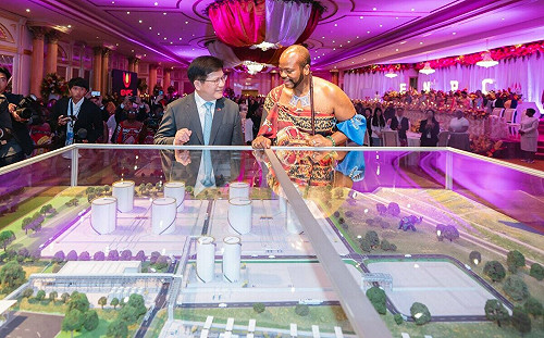 台史最大工程合作案！林佳龍見證「戰略儲油槽工程啟動儀式」　