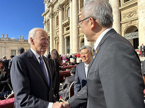 出席教宗喪禮  吳志中：展現台灣是世界重要一份子