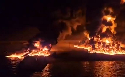 (影) 以軍再次空襲真主黨 三導彈其中一枚未爆! 美軍大規模打擊胡塞港口