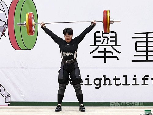 陳玟卉全大運舉重2破全國紀錄摘金 亞錦賽添信心