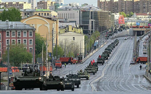 (影) 解放軍現身俄「勝利日」80周年遊行彩排! 多國政要將臨 傳習近平也將出席