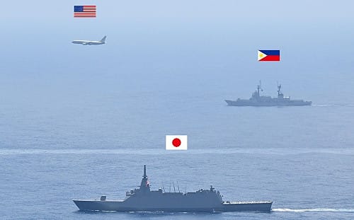 日本「首次」實質派遣裝備參加美菲「肩併肩」 最上級「矢矧」搶鋒頭