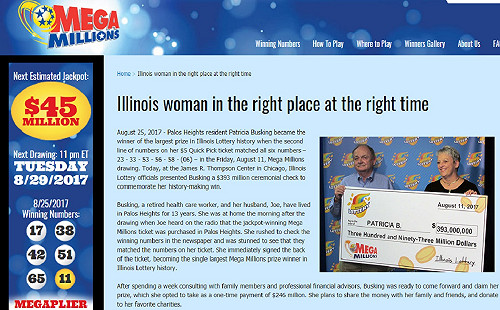 艷羡！獨得「兆彩」3.93億美元 得主現身領獎