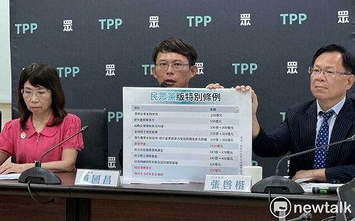 轟政院灌水特別預算　民眾黨團自提版：普發現金6000、刪台電撥補千億 