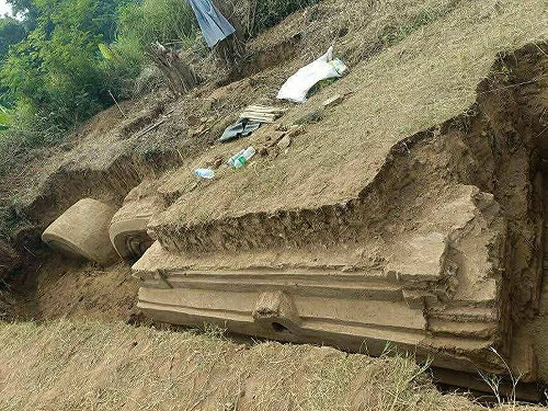 地震裂縫驚見消失皇宮　緬甸深埋地底數百年精緻古蹟出土