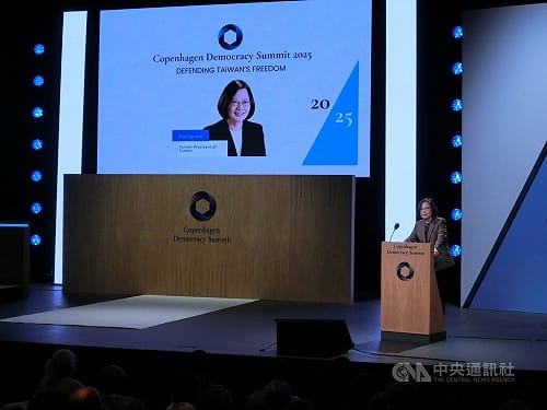 蔡英文哥本哈根民主高峰會演說：建立韌性是生存關鍵