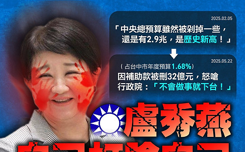 盧秀燕嗆中央不會做事就下台  民進黨轟戲演過頭：早勸別惡搞預算