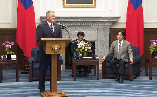 賴清德再提持續增加對美採購 美眾議員：盼台美加強雙邊貿易