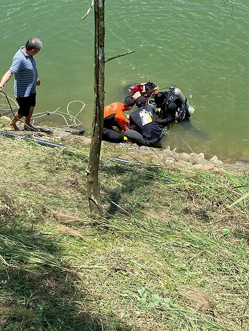 南投日月潭溺水意外 工人除草跌落水庫身亡