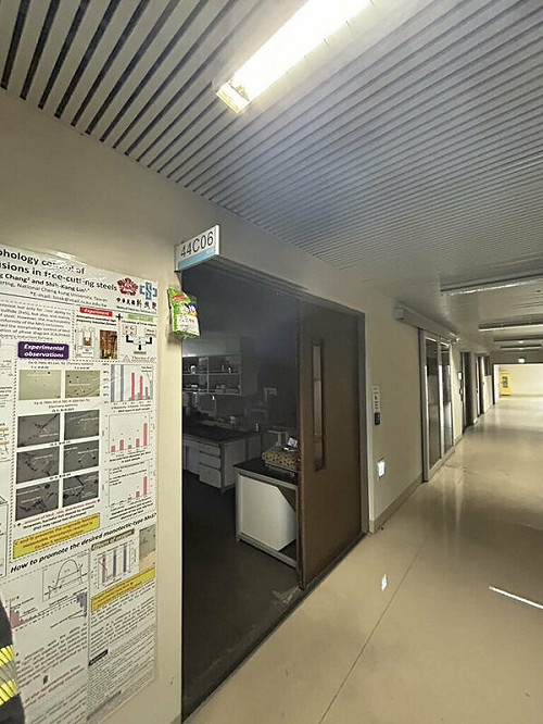 成大實驗室火警緊急疏散 滅火器撲滅無人傷亡