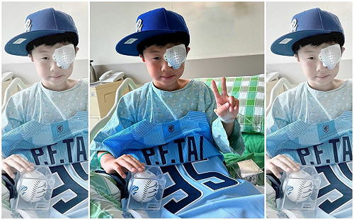 男童遭球襲爆血眼眶骨折開刀 富邦悍將送全隊簽名球棒、聲明曝光