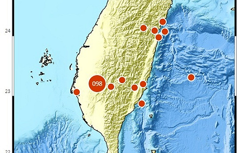 快訊》地牛翻身!1900時花東有感地震 幾全台有感