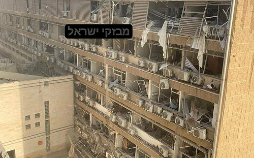 (影)「最安全城市」淪陷! 伊導彈破大氣層猛轟以 醫院、金融中心爆炸畫面曝光