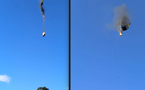 巴西熱氣球墜落釀8死　空中起火驚悚畫面曝光