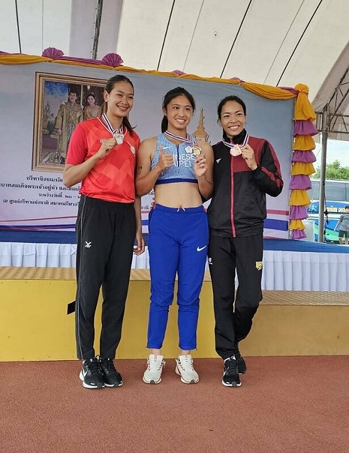 泰國田徑公開賽  任純瑩首場國際賽女子撐竿跳摘金