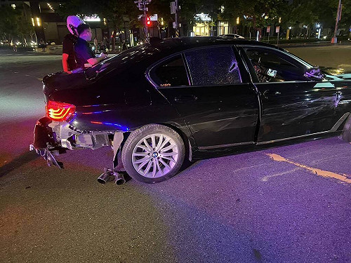 台中男子拒檢擦撞逾40車  棄車逃逸雲林落網