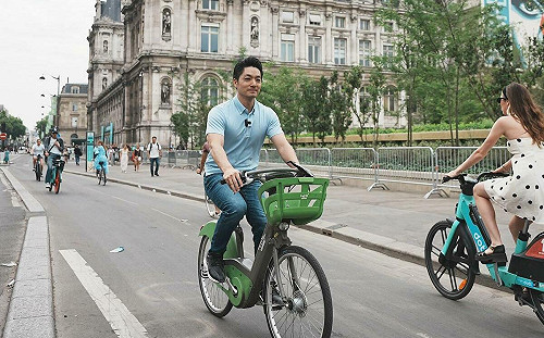 訪巴黎體驗共享單車  蔣萬安讚尖峰時段優惠：值得交通局參考