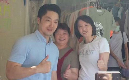 王鴻薇與蔣萬安掃街「反罷免」 遭民眾嗆:我繳稅不是要養共匪