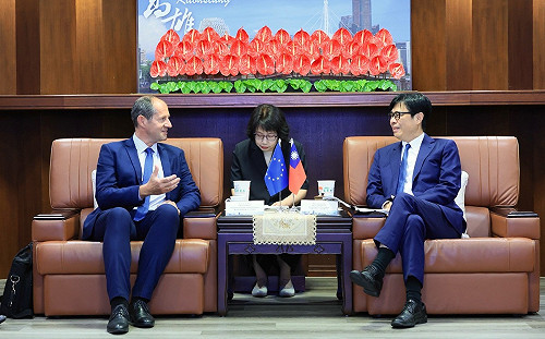 歐洲經貿辦事處拜會陳其邁  高雄加入歐盟國際城市夥伴計畫 