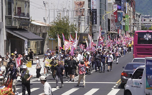 圖輯》護國大繞境今花蓮起駕 31罷團派員與會 林右昌、葉霸到場聲援 