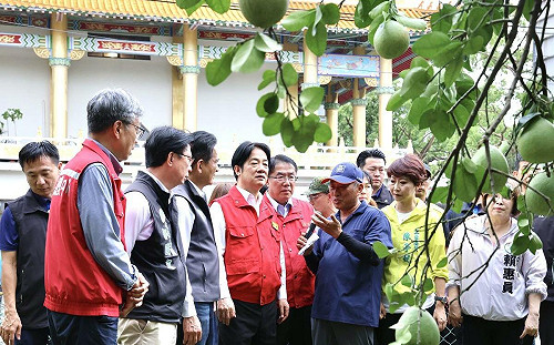 赴台南麻豆、北門視察災情  賴清德：從優從速從寬辦理復原與補助申請