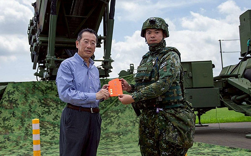 漢光41號演習第5天 顧立雄視導愛國者飛彈部署