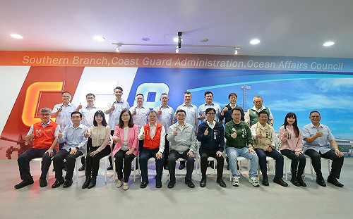 視察興達港海巡基地碼頭  卓揆：持續挹注經費守護台灣海疆