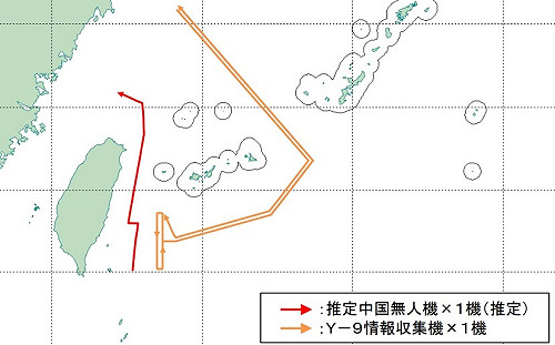 共機活動頻繁！疑無人機環台一周 國防部示意圖存誤植疑雲
