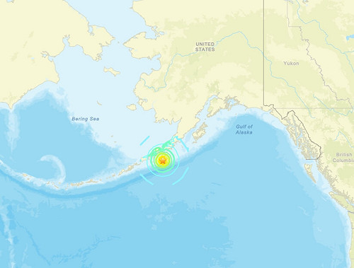 美阿拉斯加州近海規模7.3地震  引發海嘯警報