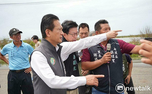 林俊憲、郭國文爭取預算強化防災韌性 推動七股潟湖沙洲復育大寮排水整治