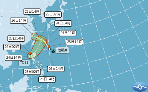 雙颱共舞！「竹節草」颱風明生成   726大罷免天氣曝光