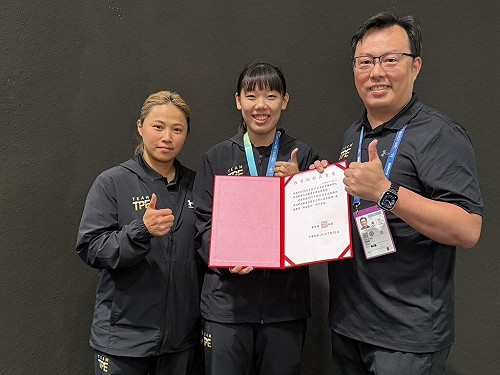 FISU建議戶外頒賀電  體育署堅持第一時間頒發