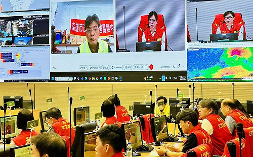 豪雨應變中心一級開設  陳其邁籲市民提防致災性豪雨